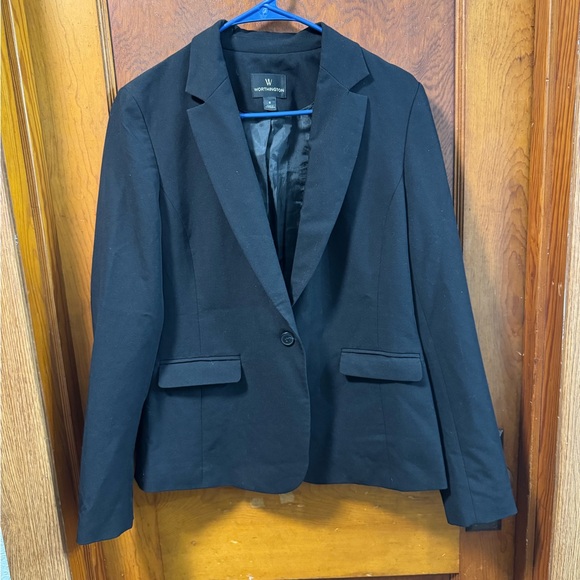 Worthington Jackets & Blazers - Worthington Blazer Women's 6 Black Professional Office Business